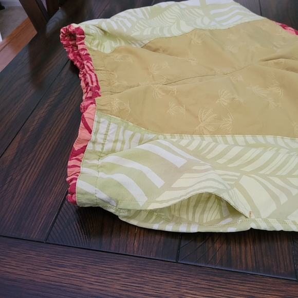 TOMMY BAHAMA Swim Trunks Tropical Print Pockets Yellow Orange Lining Size XL - Picture 8 of 9